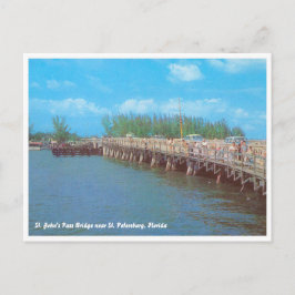 Postal Puente del paso de San Juan, en la Florida
