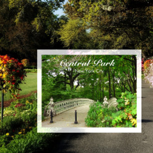 Postal Puente del Reservorio Suroeste, Central Park, NYC