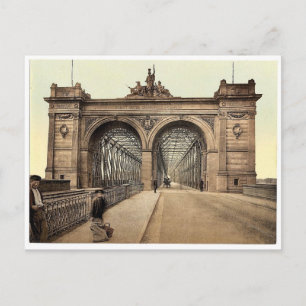 Postal Puente del Rin, Mannheim, Baden, Alemania, Ph exce