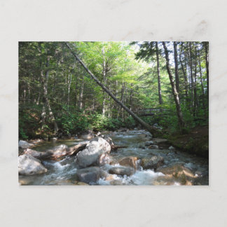 Postal Puente del río Pemigewasset en Nuevo Hampshire