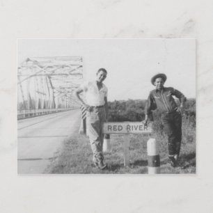 Postal Puente del Río Rojo