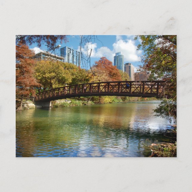Postal Puente del Sendero Ladybird - Austin, Texas (Anverso)