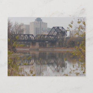 Postal Puente del tren de Winnipeg