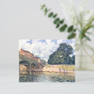 Postal Puente del Tribunal Alfred Sisley Hampton