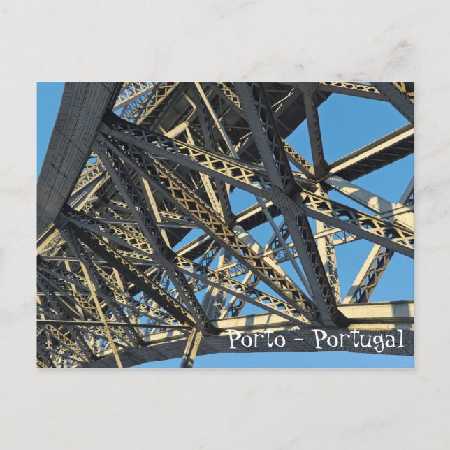 Postal Puente Dom Luis en Porto. Portugal (Anverso)