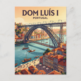 Postal Puente Dom Luís I Portugal