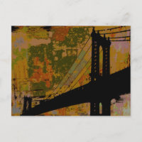 Puente dorado de San Francisco ~ Postcard Moderno