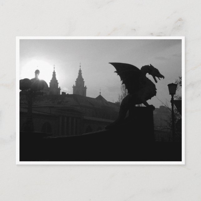 Postal puente dragón eslovenia (Anverso)