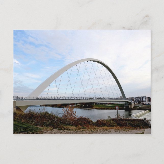 Postal Puente en Des Moines Iowa (Anverso)
