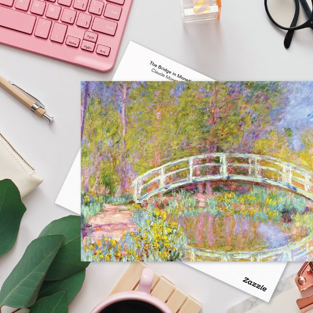 Postal Puente en el jardín de Monet Claude Monet (Subido por el creador)
