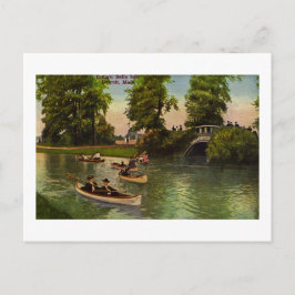 Postal Puente en la Isla Belle, Detroit, en la provincia 