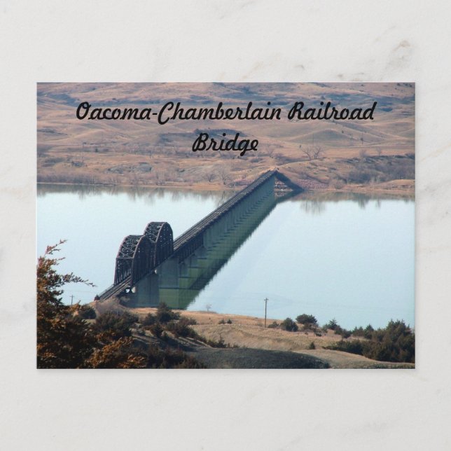 Postal Puente ferroviario de Oacoma-Chamberlain (Anverso)