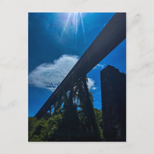Postal Puente ferroviario de Vampire Diaries Covington Ge (Anverso)