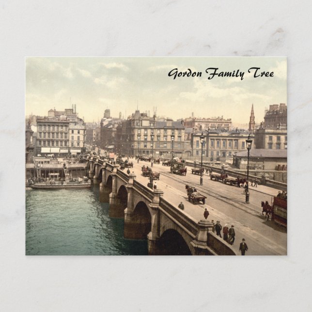 Postal Puente Glasgow, Glasgow, Escocia (Anverso)