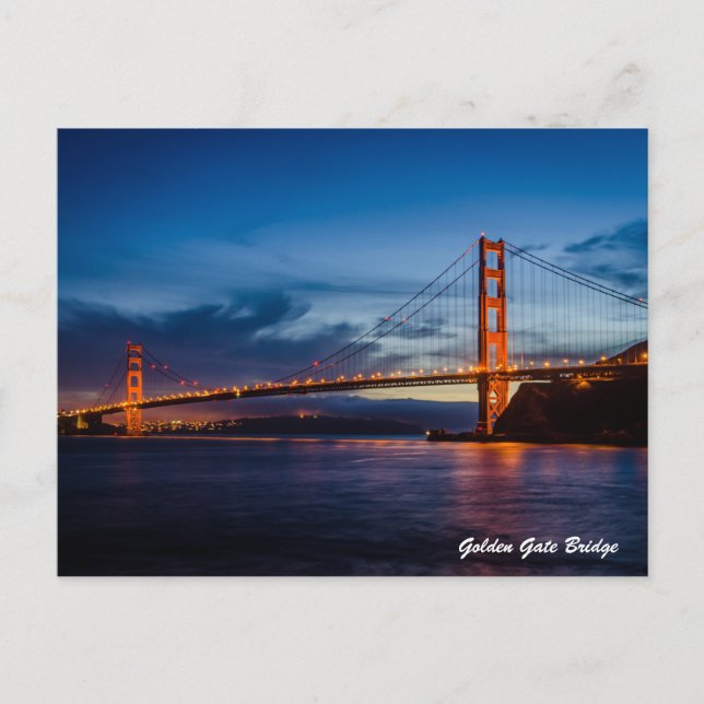Postal Puente Golden Gate (Anverso)