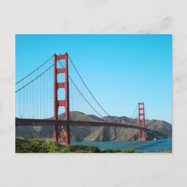 Postal Puente Golden Gate (Anverso)