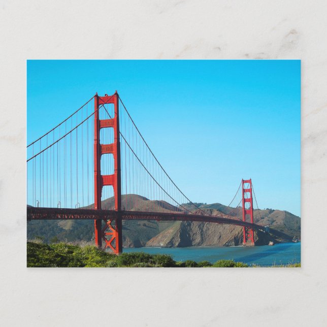 Postal Puente Golden Gate (Anverso)