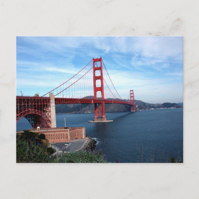Postal Puente Golden Gate (Anverso)