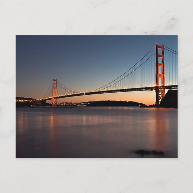 Postal Puente Golden Gate (Anverso)