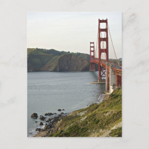 Postal Puente Golden Gate con vistas al condado de Marin