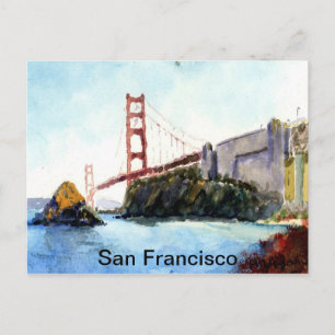 Postal Puente Golden Gate de San Francisco