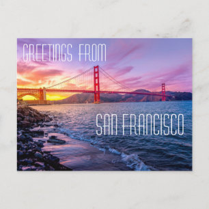 Postal Puente Golden Gate de San Francisco