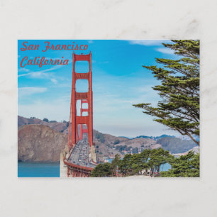 Postal Puente Golden Gate de San Francisco