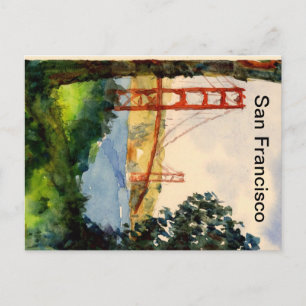 Postal Puente Golden Gate de San Francisco