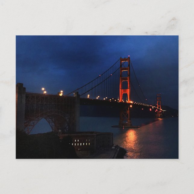 Postal Puente Golden Gate de San Francisco #6 Postcard (Anverso)