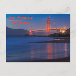 Postal Puente Golden Gate de San Francisco California