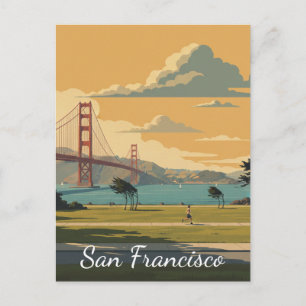 Postal Puente Golden Gate de San Francisco Crissy Field