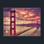 Postal Puente Golden Gate en San Francisco, California.<br><div class="desc">Puente Golden Gate</div>