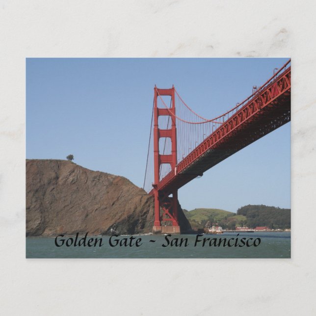 Postal Puente Golden Gate - San Francisco (Anverso)