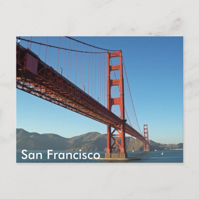 Postal Puente Golden Gate, San Francisco (Anverso)