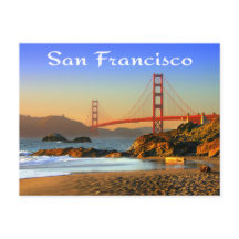 Puente Golden Gate San Francisco CA Postcard