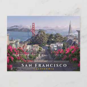 Postal Puente Golden Gate San Francisco California Viaje