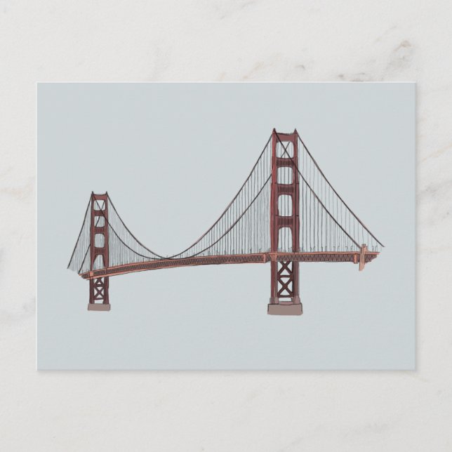 Postal Puente Golden Gate - San Francisco - Postcard (Anverso)