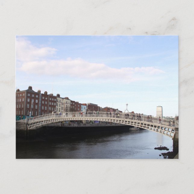 Postal puente ha'penny (Anverso)