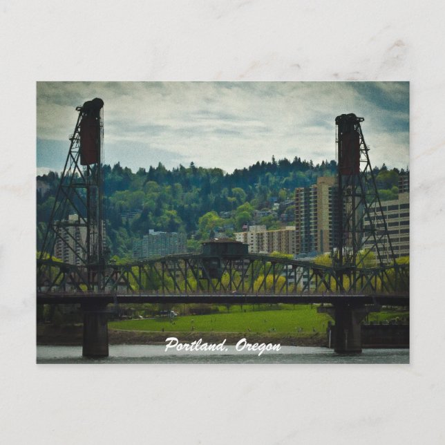 Postal Puente Hawthorne - Portland, Oregón (Anverso)