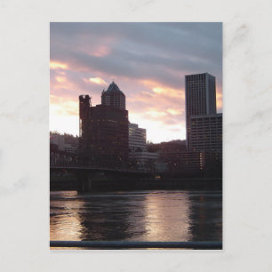 Postal Puente Hawthorne Portland Skyline