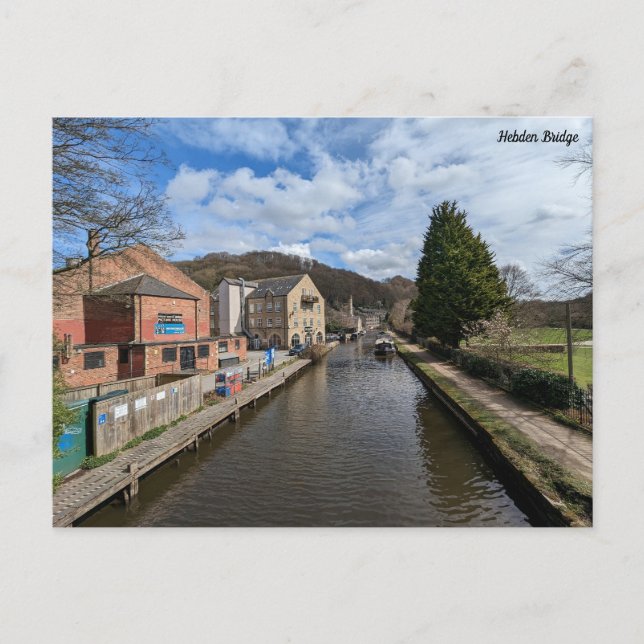 Postal Puente Hebden (Anverso)