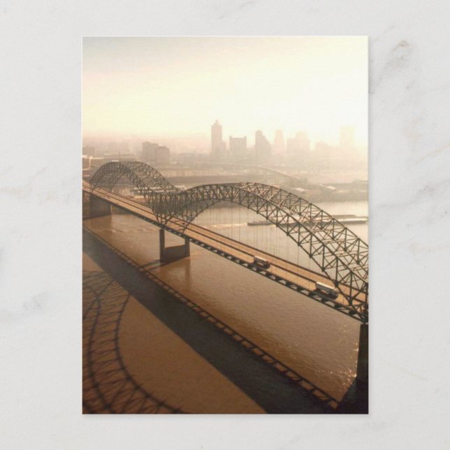 Postal Puente Hernando de Soto en Memphis (Anverso)