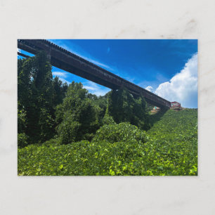 Postal Puente Histórico de Ferrocarril sobre el Río Alcov
