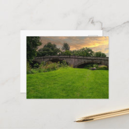 Postal Puente histórico de St. Asaph sobre el río Elwy