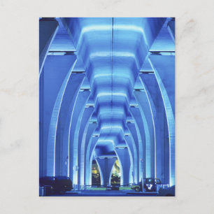 Postal Puente, iluminación inferior, Puerto de Miami,