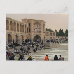 Postal Puente Isfahan, Irán