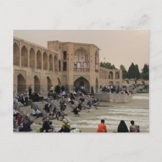 Postal Puente Isfahan, Irán