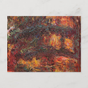 Postal Puente japonés - Claude Monet - c1920