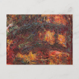 Postal Puente japonés - Claude Monet - c1920