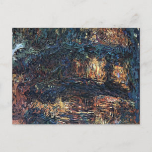 Postal Puente Japonés de Claude Monet, Arte Antiguo Fino